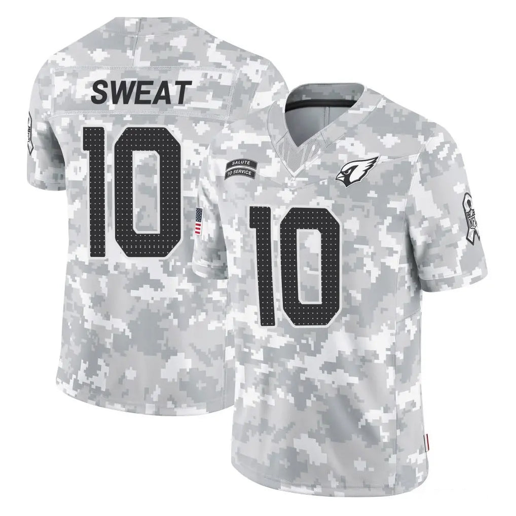 Ncoe A.Cardinals #10 Josh Sweat Player Arctic Camo Limited Salute To Service Home Game Stitched Jerseys