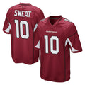 Ncoe A.Cardinals #10 Josh Sweat Player Cardinal Home Game Stitched Jerseys