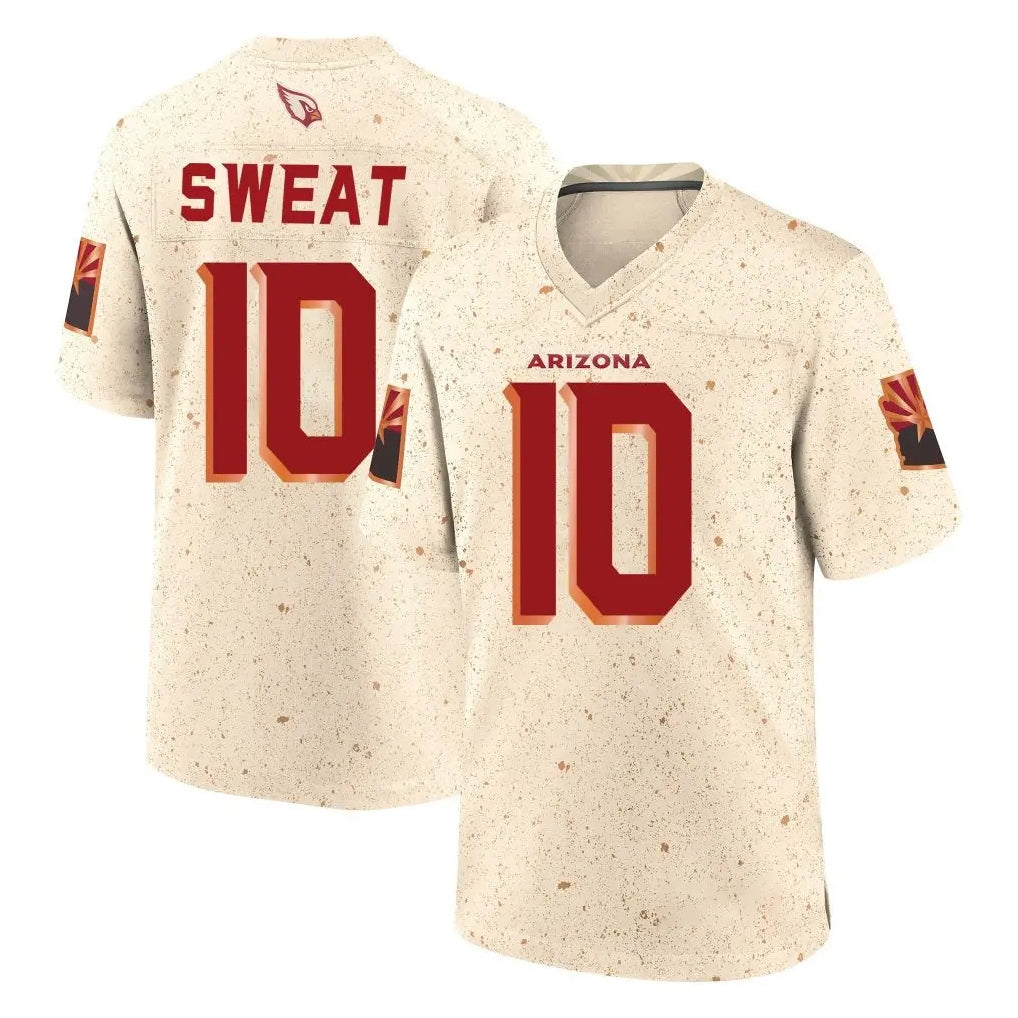 Ncoe A.Cardinals #10 Josh Sweat Player Cream Rivalries Collection Game Stitched Jerseys