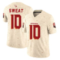 Ncoe A.Cardinals #10 Josh Sweat Player Cream Rivalries Collection Vapor Limited Home Game Stitched Jerseys
