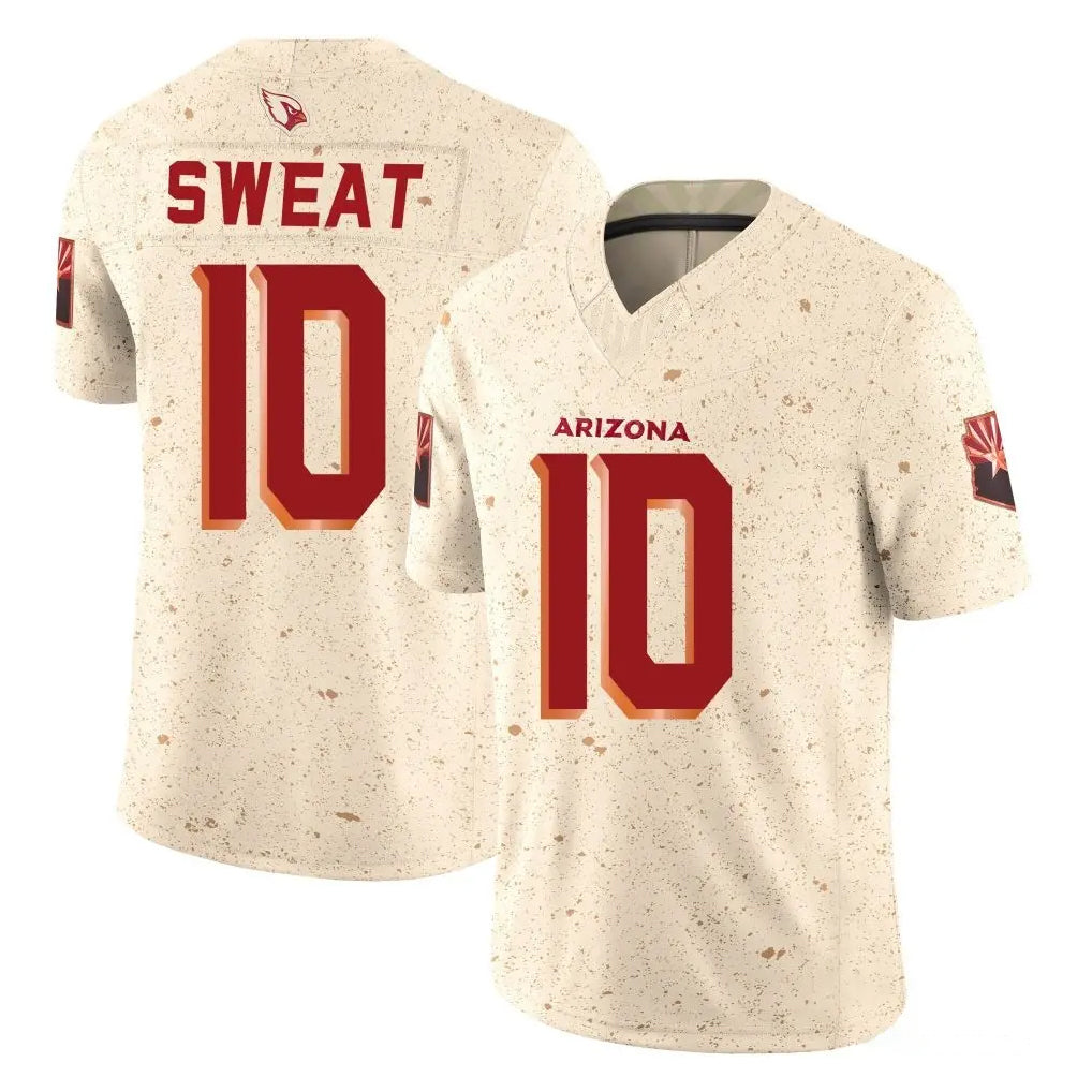 Ncoe A.Cardinals #10 Josh Sweat Player Cream Rivalries Collection Vapor Limited Home Game Stitched Jerseys