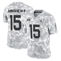 Ncoe A.Cardinals #15 Gardner Minshew II Player Arctic Camo Limited Salute To Service Home Game Stitched Jerseys