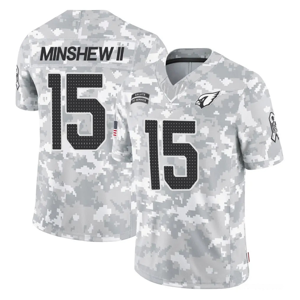 Ncoe A.Cardinals #15 Gardner Minshew II Player Arctic Camo Limited Salute To Service Home Game Stitched Jerseys