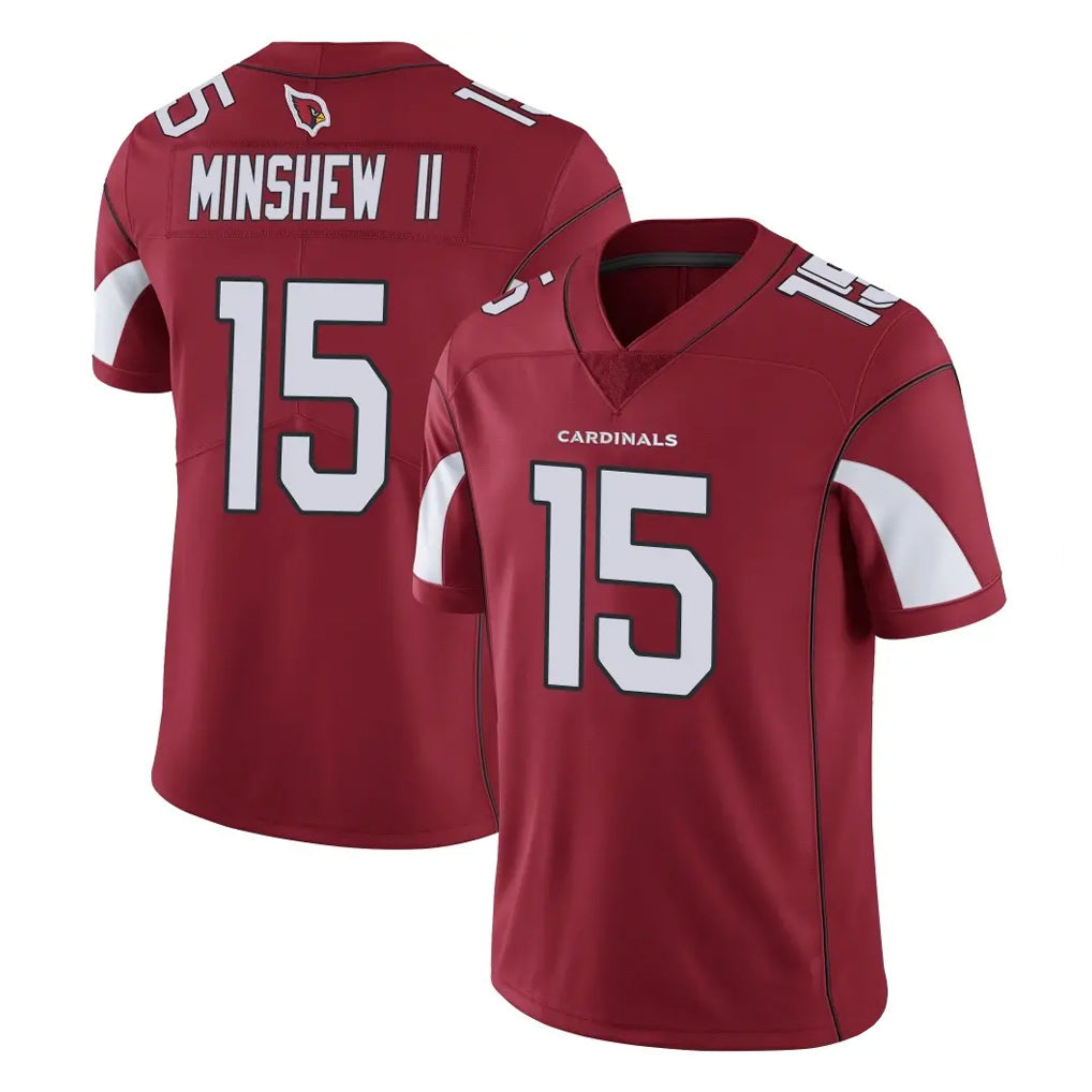 Ncoe A.Cardinals #15 Gardner Minshew II Player Cardinal Vapor Limited Home Game  Stitched Jerseys