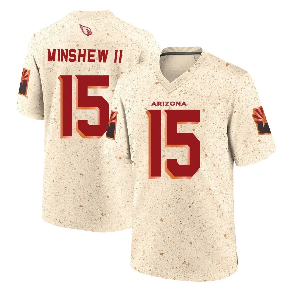 Ncoe A.Cardinals #15 Gardner Minshew II Player Cream Rivalries Collection Game Stitched Jerseys
