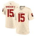 Ncoe A.Cardinals #15 Gardner Minshew II Player Cream Rivalries Collection Game Stitched Jerseys