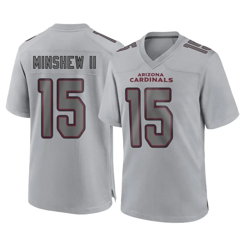 Ncoe A.Cardinals #15 Gardner Minshew II Player Gray Atmosphere Fashion Home Game Stitched Jerseys