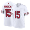 Ncoe A.Cardinals #15 Gardner Minshew II Player White Home Game Stitched Jerseys