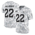 Ncoe A.Cardinals #22 Tyler Allgeier Player Arctic Camo Limited Salute To Service Home Game Stitched Jerseys