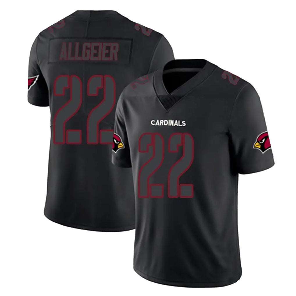 Ncoe A.Cardinals #22 Tyler Allgeier Player Black Impact Limited Home Game Stitched Jerseys