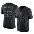Ncoe A.Cardinals #22 Tyler Allgeier Player Black RFLCTV Limited Home Game Stitched Jerseys