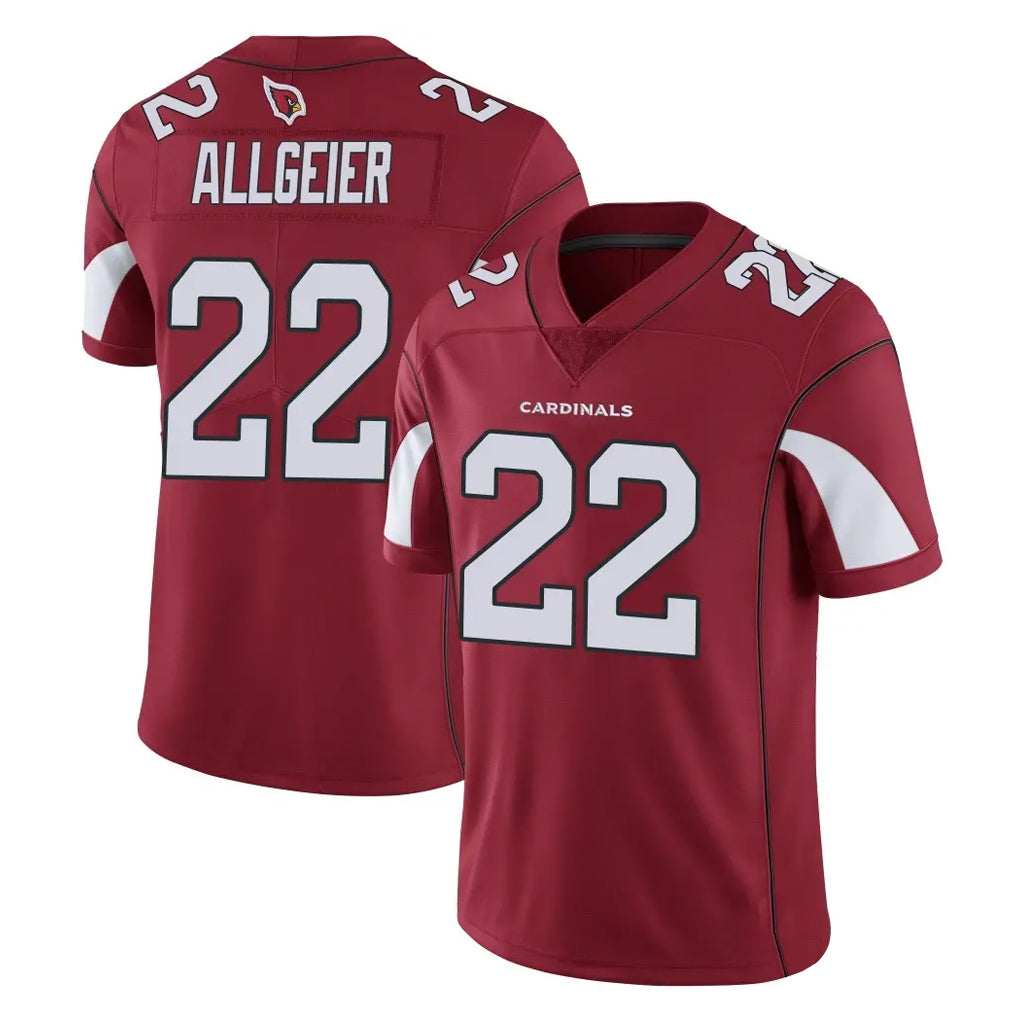 Ncoe A.Cardinals #22 Tyler Allgeier Player Cardinal Vapor Limited Home Game  Stitched Jerseys