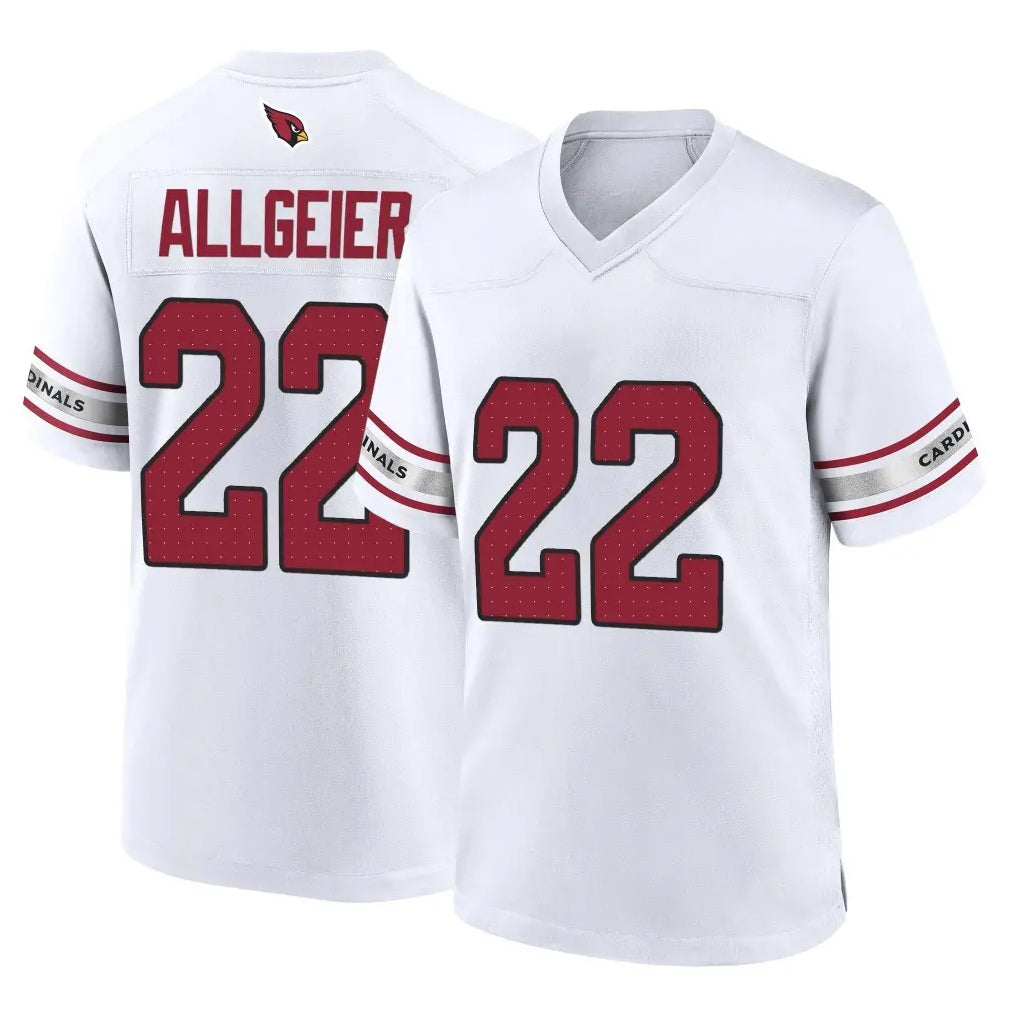 Ncoe A.Cardinals #22 Tyler Allgeier Player White Home Game Stitched Jerseys