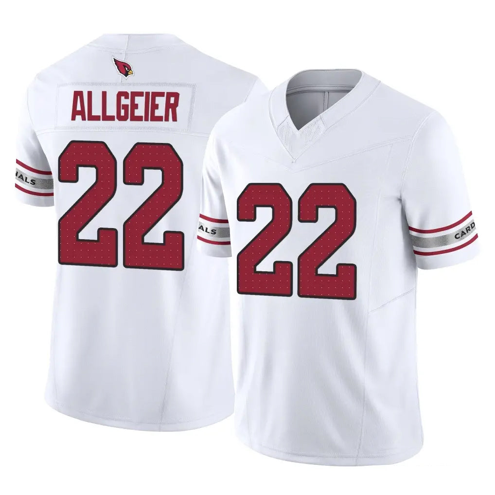 Ncoe A.Cardinals #22 Tyler Allgeier Player White Vapor F.U.S.E. Limited Home Game Stitched Jerseys