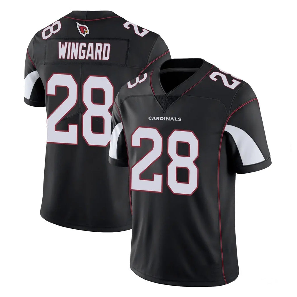 Ncoe A.Cardinals #28 Andrew Wingard Player Black Vapor Limited Home Game Stitched Jerseys