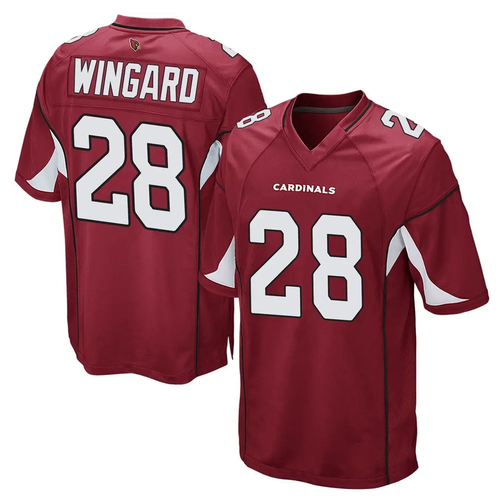 Ncoe A.Cardinals #28 Andrew Wingard Player Cardinal Home Game Stitched Jerseys