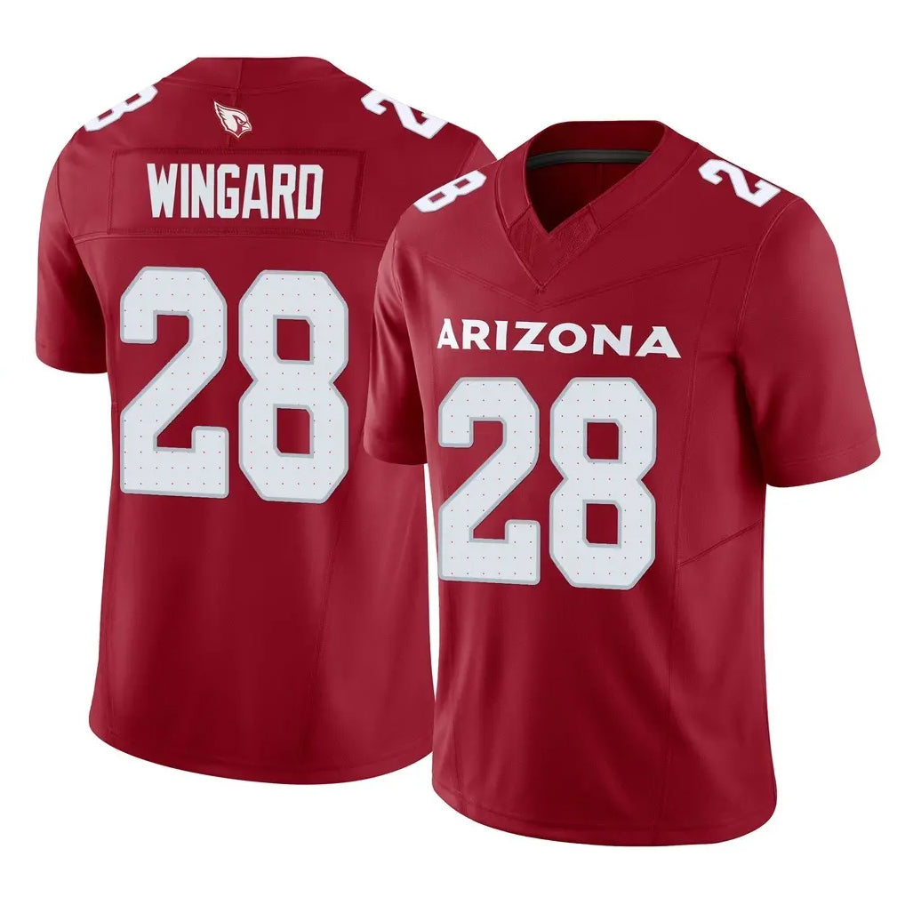 Ncoe A.Cardinals #28 Andrew Wingard Player Cardinal Vapor F.U.S.E. Limited Home Game Stitched Jerseys
