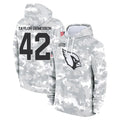 Ncoe A.Cardinals #42 Dadrion Taylor-Demerson Player Arctic Camo Limited Salute to Service Pullover Hoodies Game Stitched Jerseys