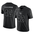 Ncoe A.Cardinals #42 Dadrion Taylor-Demerson Player Black RFLCTV Limited Home Game Stitched Jerseys