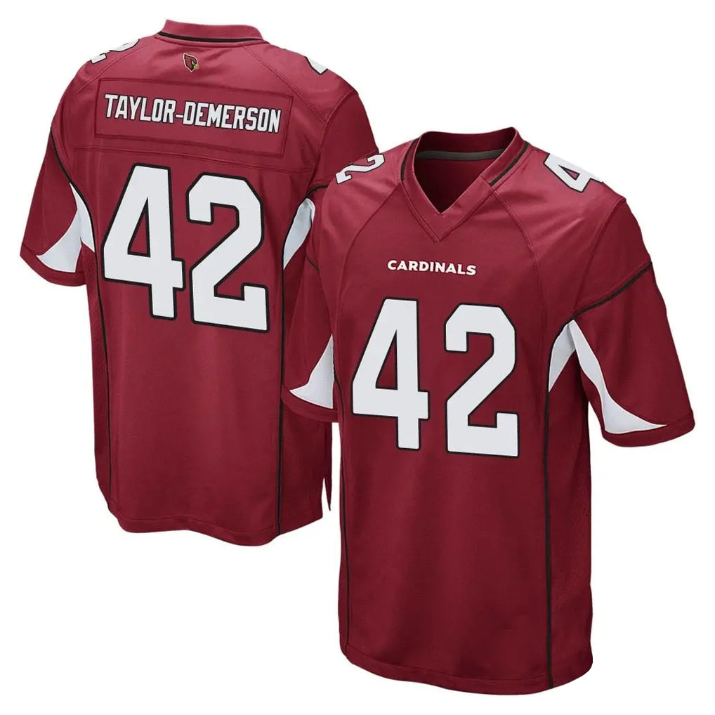 Ncoe A.Cardinals #42 Dadrion Taylor-Demerson Player Cardinal Home Game Stitched Jerseys