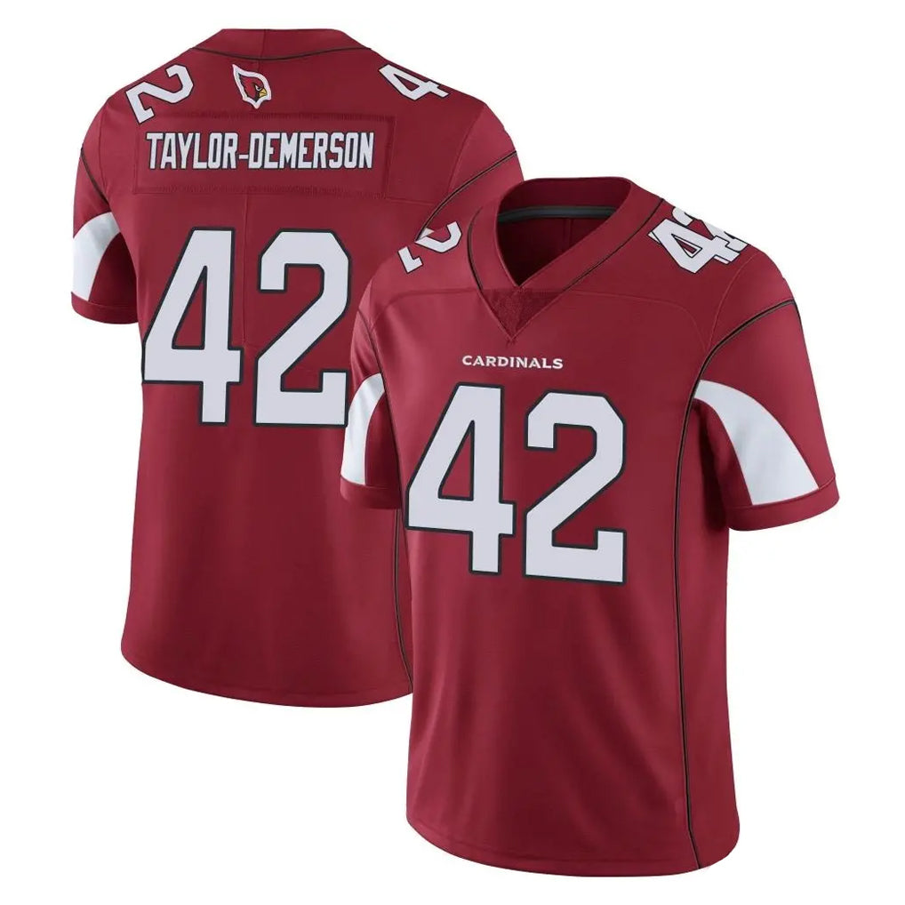 Ncoe A.Cardinals #42 Dadrion Taylor-Demerson Player Cardinal Vapor Limited Home Game  Stitched Jerseys