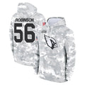 Ncoe A.Cardinals #56 Darius Robinson Player Arctic Camo Limited Salute to Service Pullover Hoodies Game Stitched Jerseys