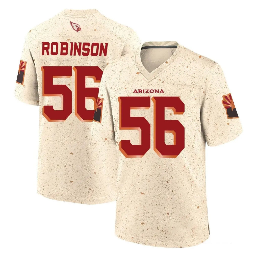 Ncoe A.Cardinals #56 Darius Robinson Player Cream Rivalries Collection Game Stitched Jerseys