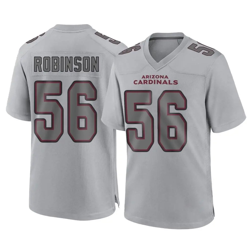 Ncoe A.Cardinals #56 Darius Robinson Player Gray Atmosphere Fashion Home Game Stitched Jerseys