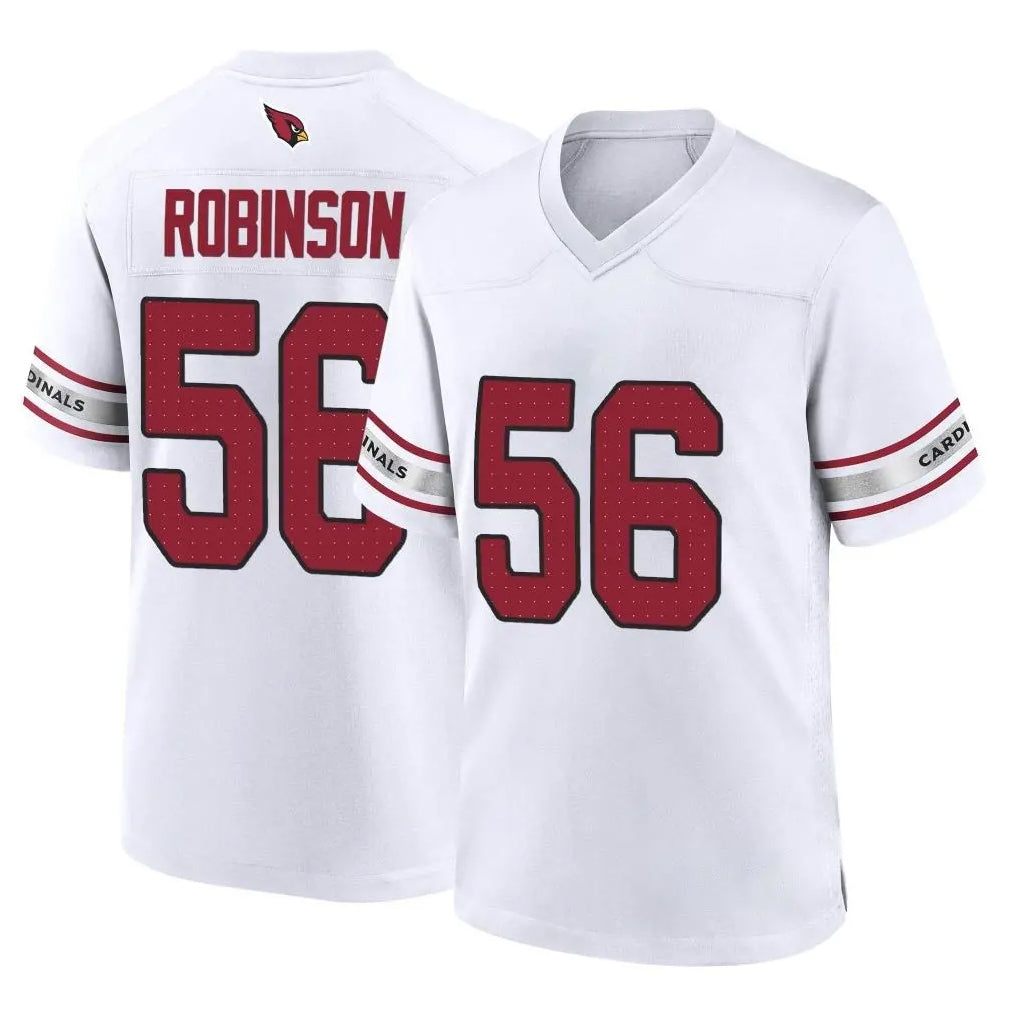 Ncoe A.Cardinals #56 Darius Robinson Player White Home Game Stitched Jerseys