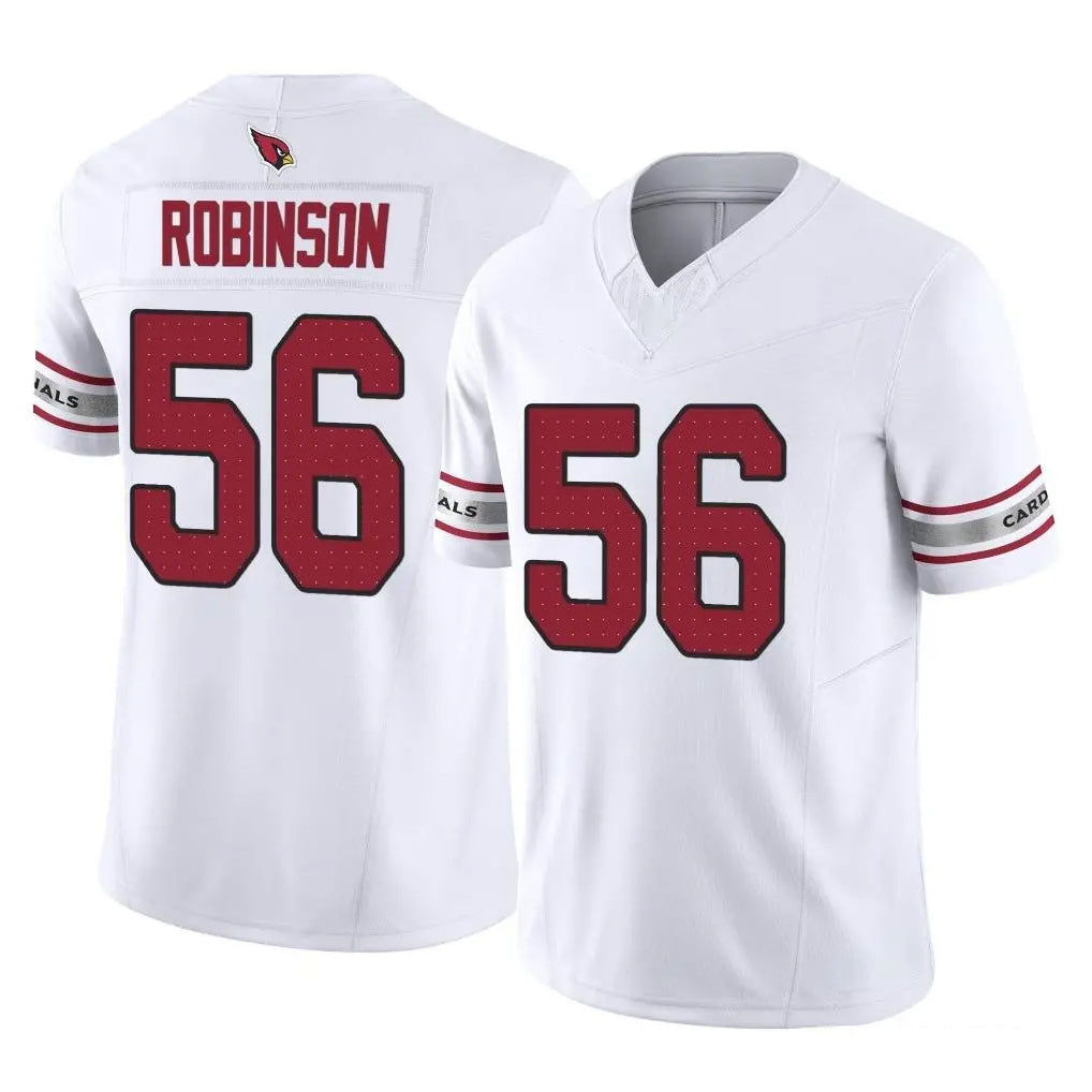 Ncoe A.Cardinals #56 Darius Robinson Player White Vapor F.U.S.E. Limited Home Game Stitched Jerseys