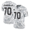 Ncoe A.Cardinals #70 Paris Johnson Jr. Player Arctic Camo Limited Salute To Service Home Game Stitched Jerseys