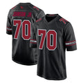 Ncoe A.Cardinals #70 Paris Johnson Jr. Player Black Fashion Home Game Stitched Jerseys