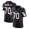Ncoe A.Cardinals #70 Paris Johnson Jr. Player Black Vapor Limited Home Game Stitched Jerseys