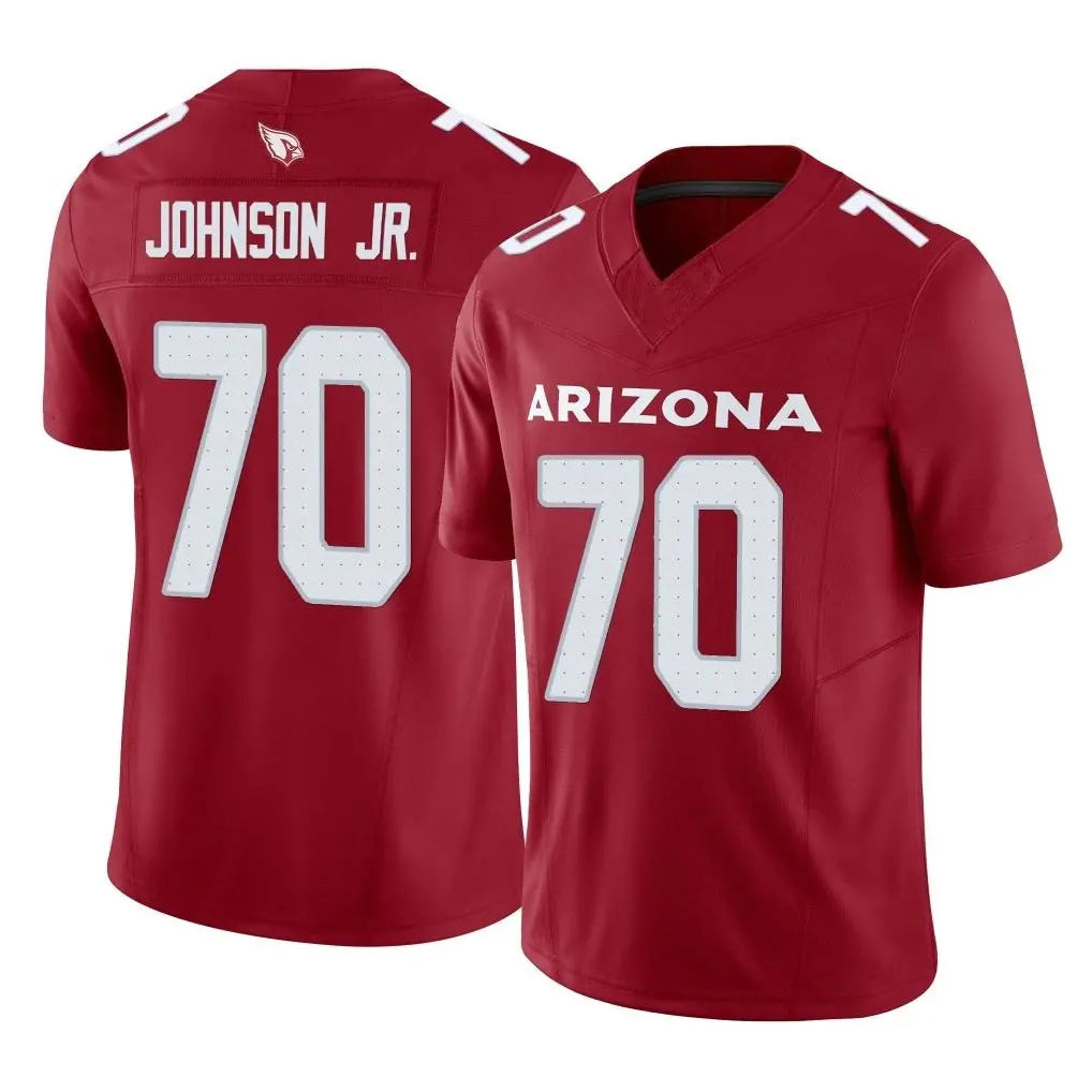 Ncoe A.Cardinals #70 Paris Johnson Jr. Player Cardinal Vapor F.U.S.E. Limited Home Game Stitched Jerseys