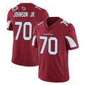 Ncoe A.Cardinals #70 Paris Johnson Jr. Player Cardinal Vapor Limited Home Game  Stitched Jerseys