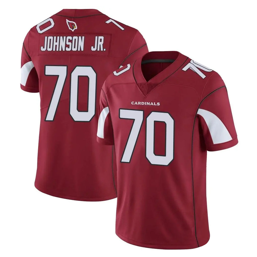 Ncoe A.Cardinals #70 Paris Johnson Jr. Player Cardinal Vapor Limited Home Game  Stitched Jerseys