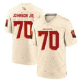 Ncoe A.Cardinals #70 Paris Johnson Jr. Player Cream Rivalries Collection Game Stitched Jerseys