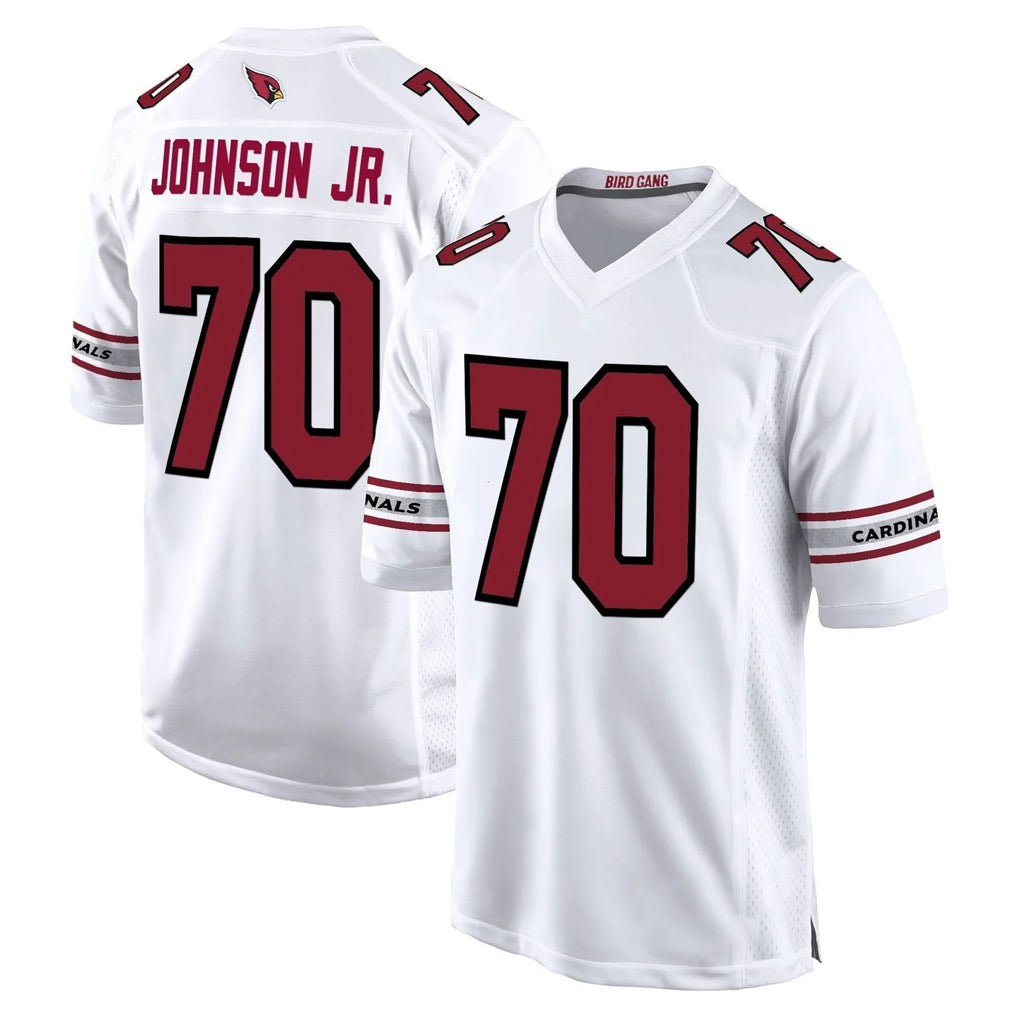 Ncoe A.Cardinals #70 Paris Johnson Jr. Player White Fashion Home Game Stitched Jerseys
