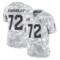 Ncoe A.Cardinals #72 Hjalte Froholdt Player Arctic Camo Limited Salute To Service Home Game Stitched Jerseys