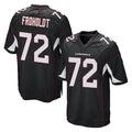 Ncoe A.Cardinals #72 Hjalte Froholdt Player Black Home Game Stitched Jerseys