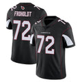 Ncoe A.Cardinals #72 Hjalte Froholdt Player Black Vapor Limited Home Game Stitched Jerseys