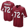Ncoe A.Cardinals #72 Hjalte Froholdt Player Cardinal Home Game Stitched Jerseys