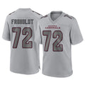 Ncoe A.Cardinals #72 Hjalte Froholdt Player Gray Atmosphere Fashion Home Game Stitched Jerseys