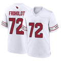 Ncoe A.Cardinals #72 Hjalte Froholdt Player White Home Game Stitched Jerseys