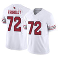 Ncoe A.Cardinals #72 Hjalte Froholdt Player White Vapor F.U.S.E. Limited Home Game Stitched Jerseys