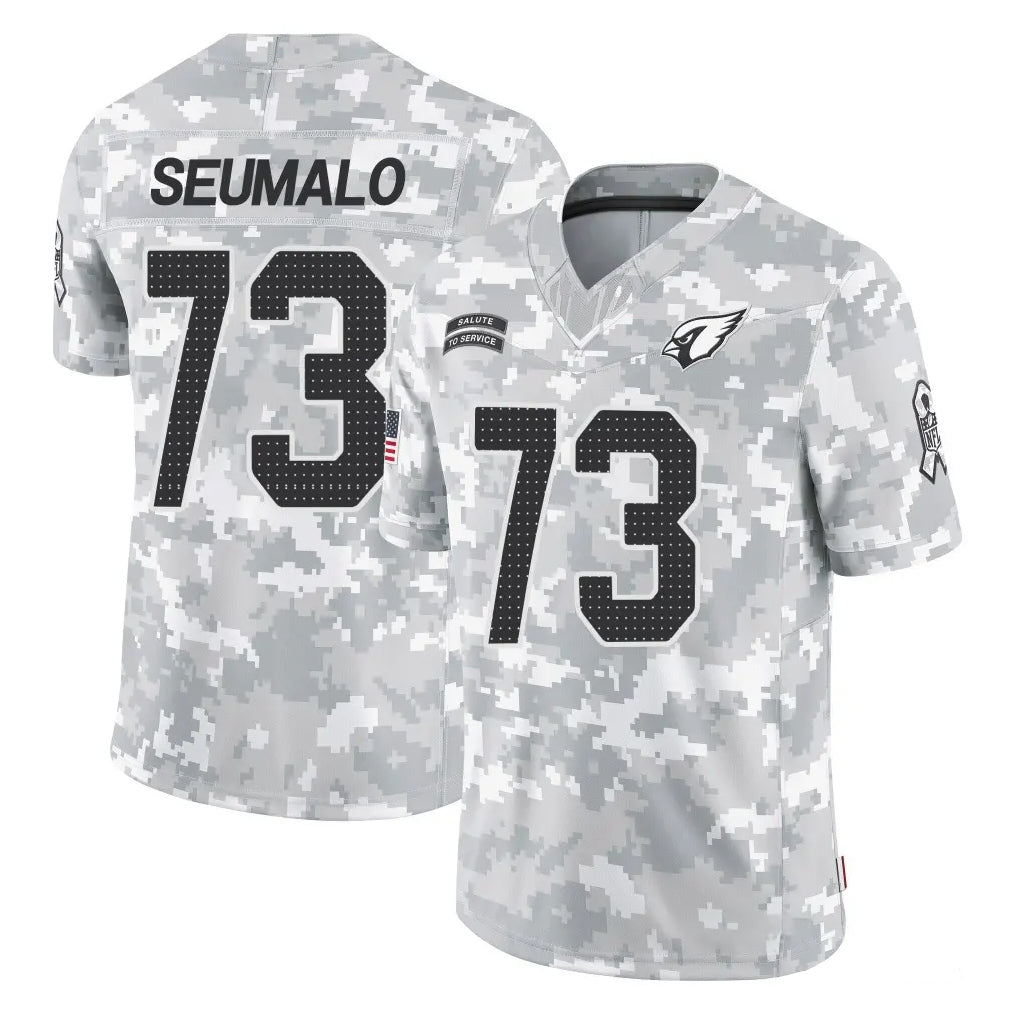 Ncoe A.Cardinals #73 Isaac Seumalo Player Arctic Camo Limited Salute To Service Home Game Stitched Jerseys