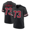 Ncoe A.Cardinals #73 Isaac Seumalo Player Black Alternate Game Stitched Jerseys