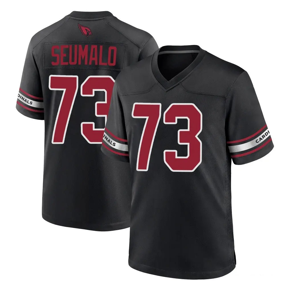 Ncoe A.Cardinals #73 Isaac Seumalo Player Black Alternate Game Stitched Jerseys