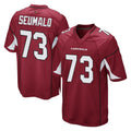 Ncoe A.Cardinals #73 Isaac Seumalo Player Cardinal Home Game Stitched Jersey