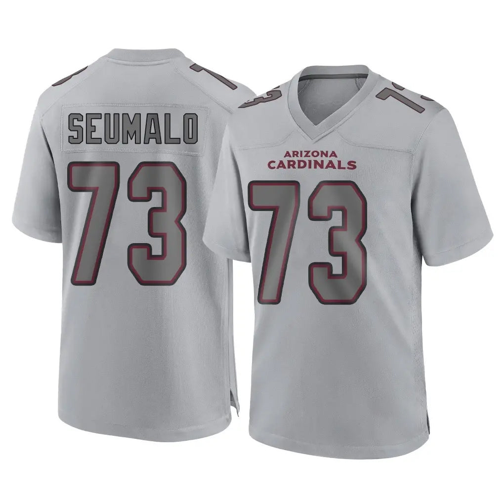 Ncoe A.Cardinals #73 Isaac Seumalo Player Gray Atmosphere Fashion Home Game Stitched Jerseys